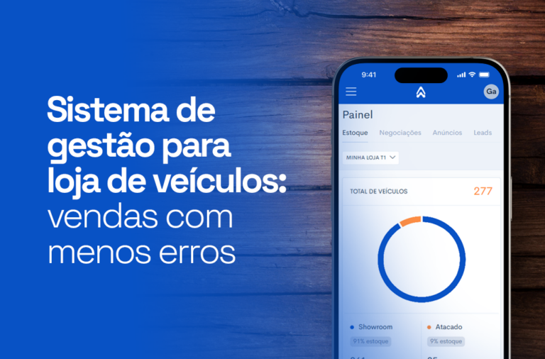 Sistema de gestão para loja de veículos: vendas com menos erros